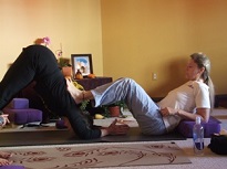 Chandra assisting in Forearm Mountain