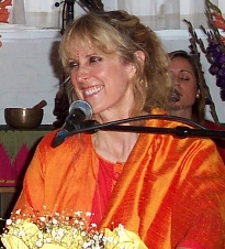 smiling chanting Kaliji